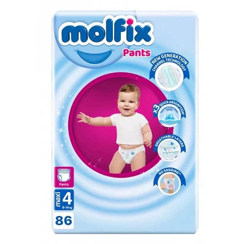 MOLFIX ГАЩИ 4 (9-14 кг.) 86 бр. MOLFIX ГАЩИ 4 (9-14 кг.) 86 бр.