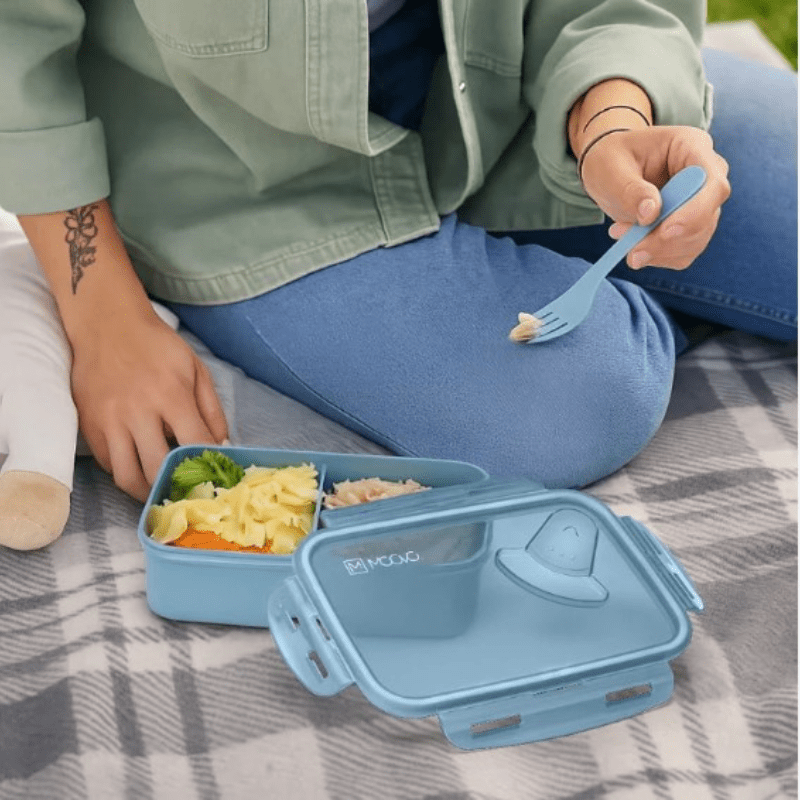 4430 Nuvita голяма кутия за обяд 1000 мл Powder Blue 4430 Nuvita голяма кутия за обяд 1000 мл Powder Blue