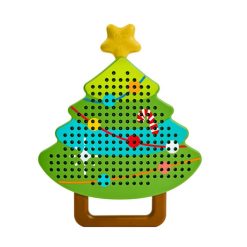 Занимателна играчка, Hape, Магнитна дъска за рисуване, Коледна елха