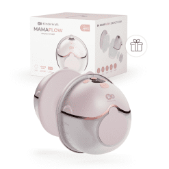 Kinderkraft MAMAFLOW единична електрическа помпа за кърма PINK