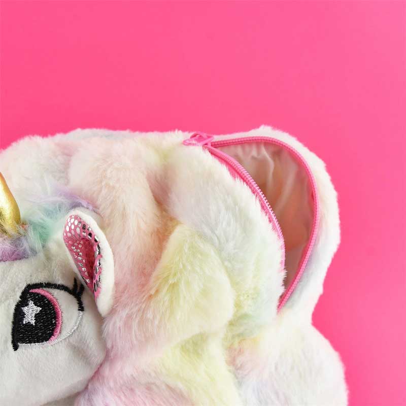 3D детска раничка за момиче "White Unicorn", 30 см 3D детска раничка за момиче "White Unicorn", 30 см