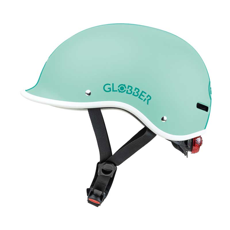 Детска светеща каска Globber Master XS/S (47-51см), ментово-зелена Детска светеща каска Globber Master XS/S (47-51см), ментово-зелена