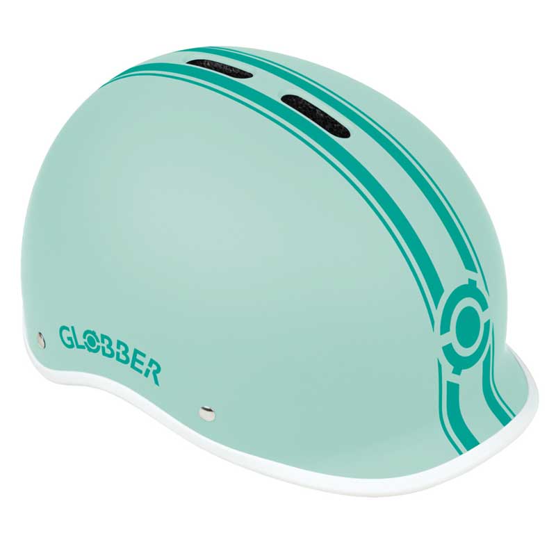 Детска светеща каска Globber Master XS/S (47-51см), ментово-зелена Детска светеща каска Globber Master XS/S (47-51см), ментово-зелена