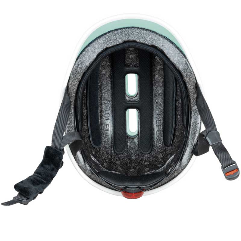 Детска светеща каска Globber Master XS/S (47-51см), ментово-зелена Детска светеща каска Globber Master XS/S (47-51см), ментово-зелена