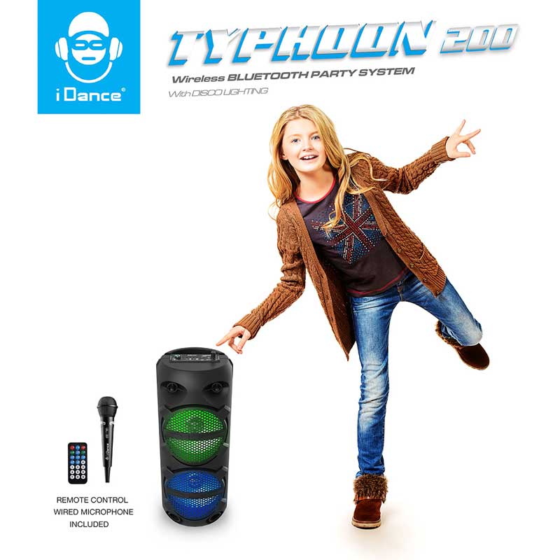 Bluetooth тонколона с микрофон,Typhoon 200 Bluetooth тонколона с микрофон,Typhoon 200