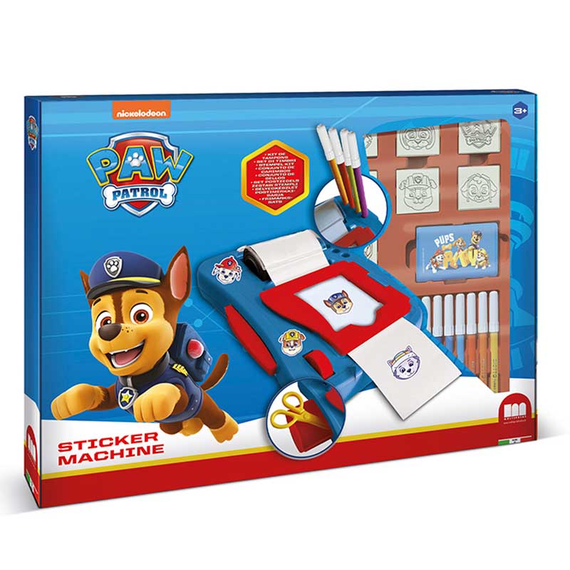 Креативен комплект "Paw Patrol" с машина за стикери и аксесоари Креативен комплект "Paw Patrol" с машина за стикери и аксесоари