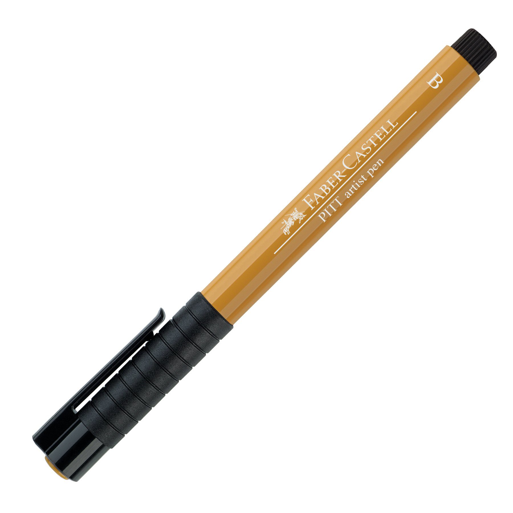 Faber-Castell Маркер-четка Pitt Artist Pen, B, № 268, зелено злато Faber-Castell Маркер-четка Pitt Artist Pen, B, № 268, зелено злато