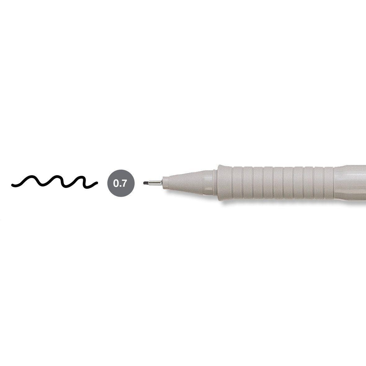 Faber-Castell Тънкописец Ecco Pigment, 0.7 mm, черен Faber-Castell Тънкописец Ecco Pigment, 0.7 mm, черен