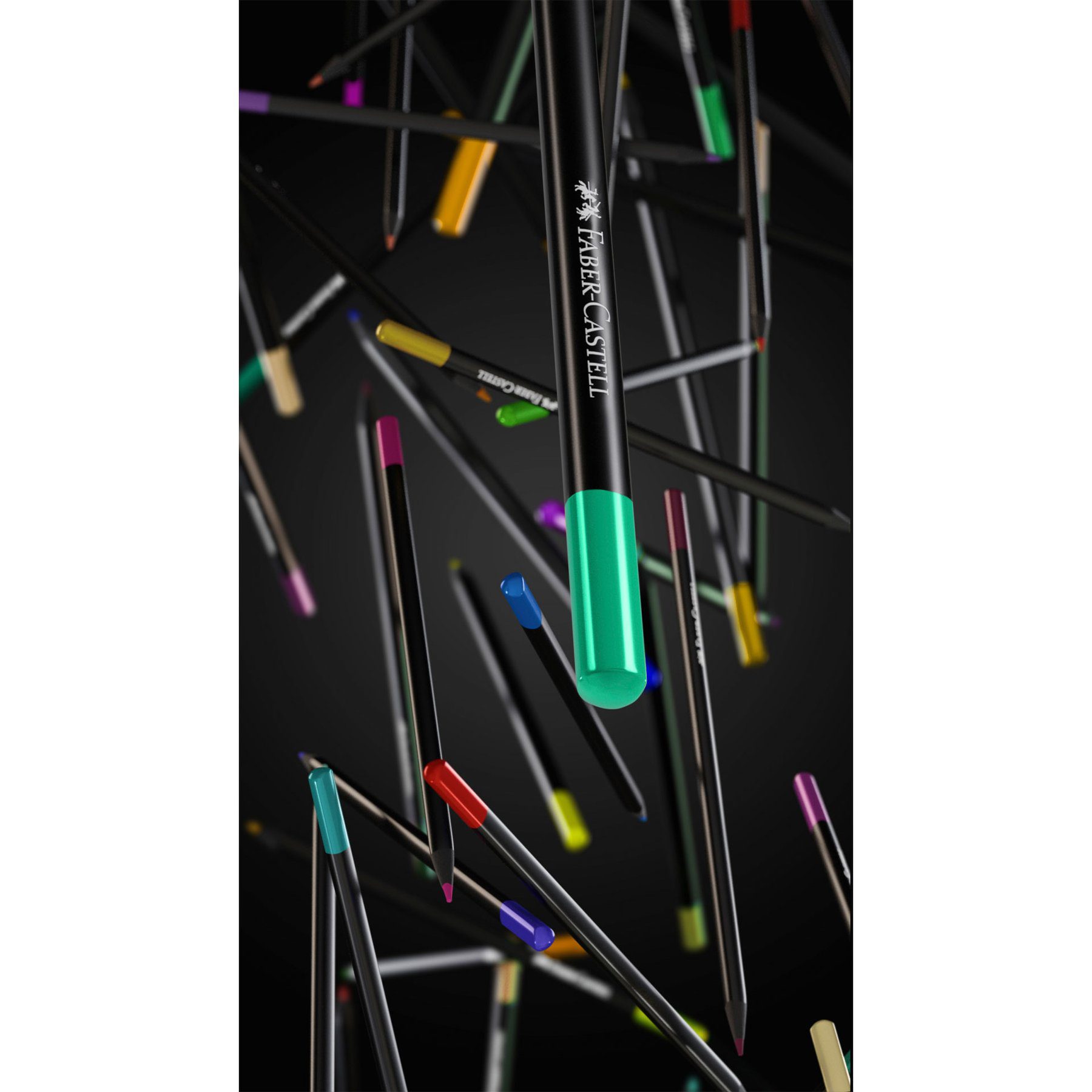 Faber-Castell Моливи Black Edition, 100 цвята, в метална кутия Faber-Castell Моливи Black Edition, 100 цвята, в метална кутия