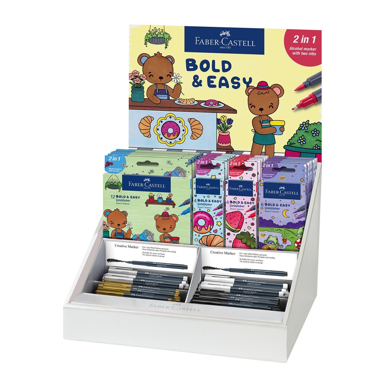 Faber-Castell Маркер Goldfaber Sketch, Bold Easy, дисплей Faber-Castell Маркер Goldfaber Sketch, Bold Easy, дисплей