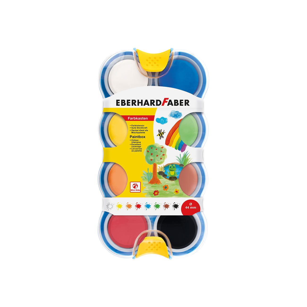 Eberhard Faber Акварелни бои Mini Kids, 8 цвята Eberhard Faber Акварелни бои Mini Kids, 8 цвята