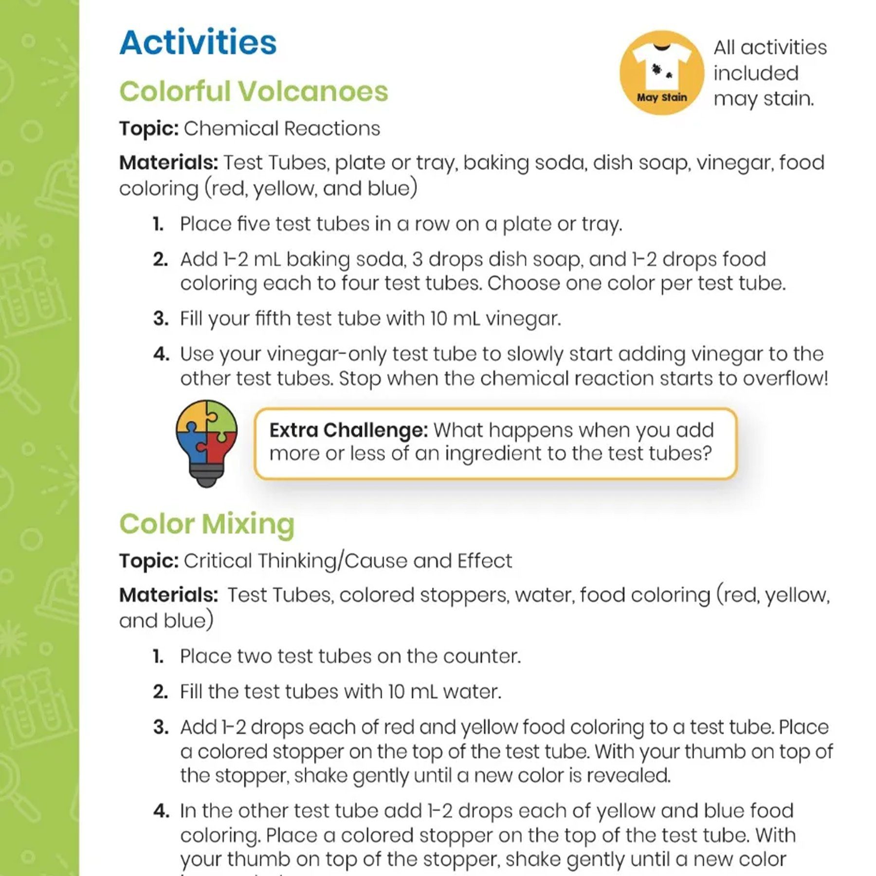 Learning Resources Комплект епруветки, 6 броя Learning Resources Комплект епруветки, 6 броя