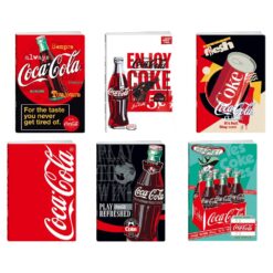 Тетрадка Best Buy Premium, Coca Cola, A5, широки редове, офсетова хартия, 50 листа, асорти, 1 брой