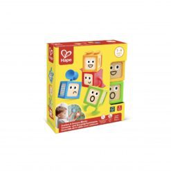Комплект сензорни кубчета с вендуза, Hape, 4 части