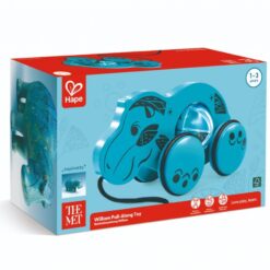 Дървена играчка за дърпане, Hape, The Met, Хипопотам Уилям