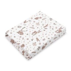 Чаршаф с ластик Forest Beige памучен 60X120 Sensillo