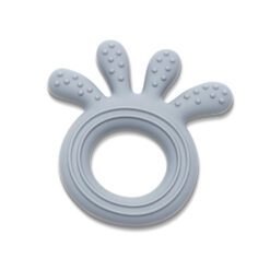 СИЛИКОНОВА ГРИЗАЛКА ОКТОПОД NATURAL GREY