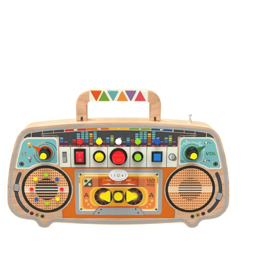 2Kids Toys Дървена занимателна дъска FM Radio 2Kids Toys Дървена занимателна дъска FM Radio
