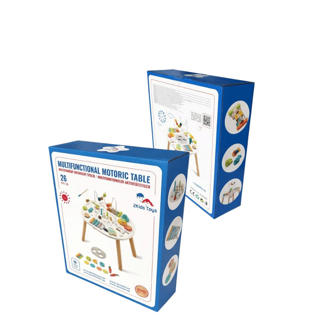 2Kids Toys Дървена занимателна маса за фина моторика 2Kids Toys Дървена занимателна маса за фина моторика