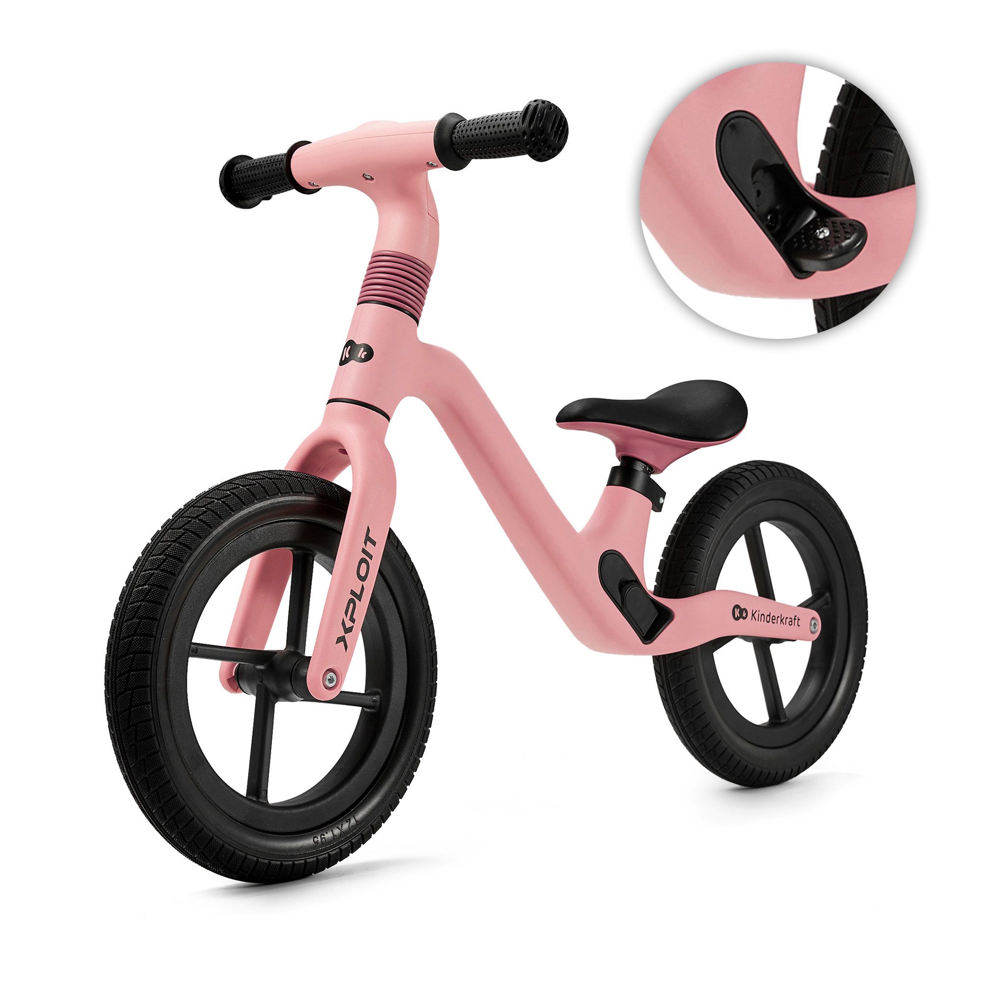 Kinderkraft XPLOIT колело за баланс BUBBLEGUM PINK Kinderkraft XPLOIT колело за баланс BUBBLEGUM PINK