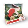 Дървена играчка за дърпане, Hape, Заек, 24 x 11 x 20 см