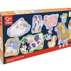 Образователен пъзел приятели от фермата, Hape, 40 части