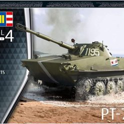 Сглобяем модел, Revell, Съветски лек танк ПТ-76Б, 149 части