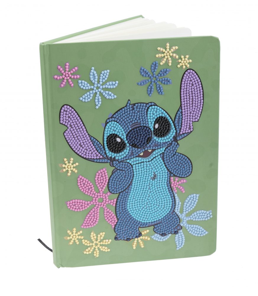 Творчески комплект, Craft Buddy, Направи сам тетрадка с диамантена корица, Стич, 25.5 х 17.5 х 2.5 см, 5 части Творчески комплект, Craft Buddy, Направи сам тетрадка с диамантена корица, Стич, 25.5 х 17.5 х 2.5 см, 5 части