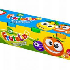 Комплект моделин в чаша, Astra, Frutolina, Ароматизиран, 6 цвята x 100 гр.