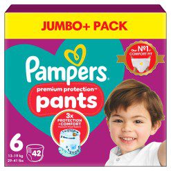 PAMPERS PREMIUM PROTECTION PANTS 6 – 42 бр. (13kg – 19kg) JUMBO PACK