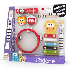 Дървен музикален комплект, J′adore, 8 части