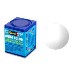 Акрилна боя, Revell, Aqua Color, Чисто бяло гланц, 18 мл
