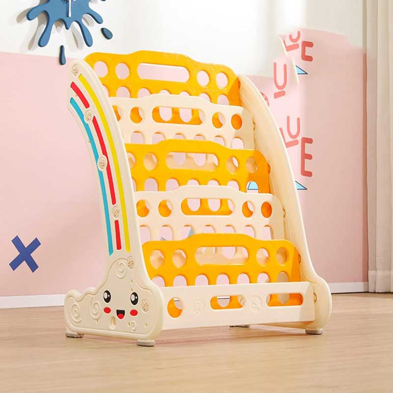 Комбинирана детска етажерка за книги и играчки Feelkids - жълта Комбинирана детска етажерка за книги и играчки Feelkids - жълта
