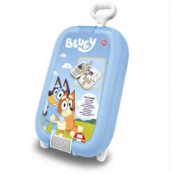 Детски комплект за рисуване Bluey в куфарче на колелца с аксесоари
