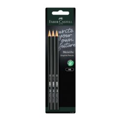 Faber-Castell Молив 1111, чернографитен, HB, 3 броя в блистер