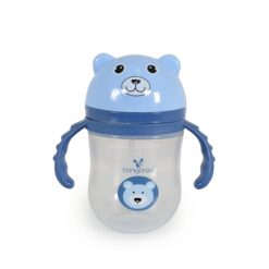 Чаша със сламка 240ml Berry син-C0586